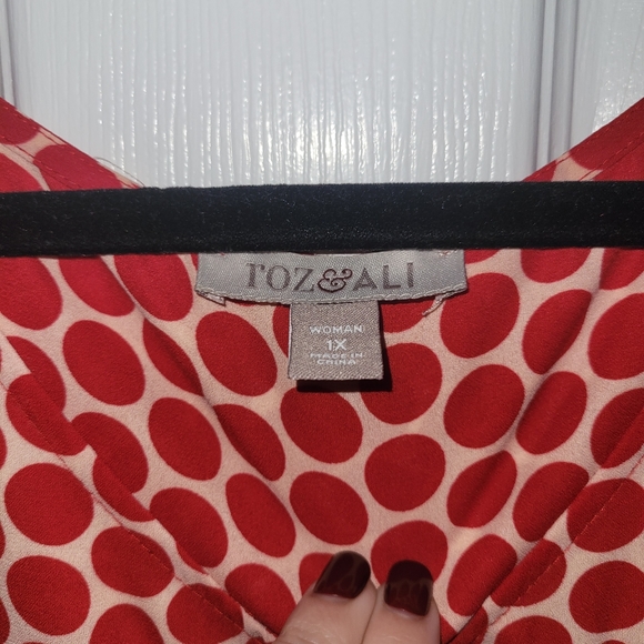 Red Dot Blouse - Picture 4 of 5